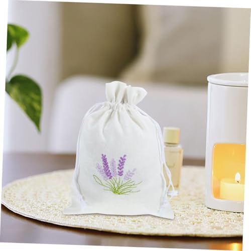 PRETYZOOM 4Pcs Lavender Sachet Drawstring Bags