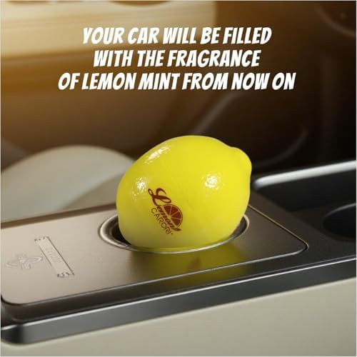 CARORI Lemon Scent Air Freshener for Cars and Homes