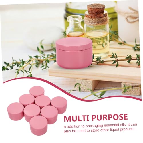 8pcs Sealed Jars with Lids for Scented Oil Storage and Organization