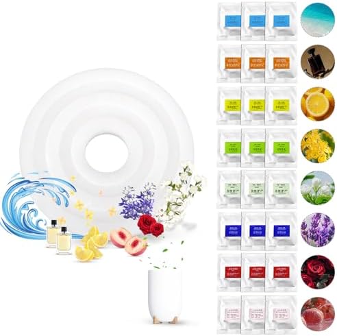 Sukh 24 Pack Towel Warmer Scent Discs with 8 Flavors