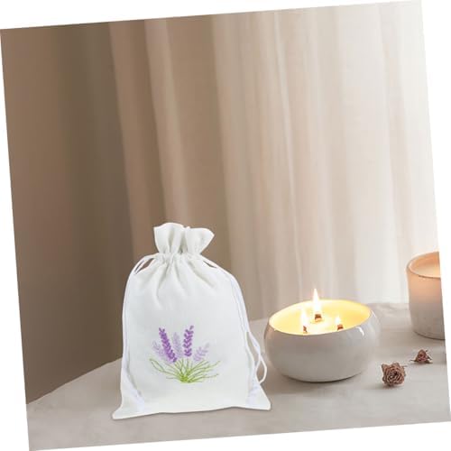 PRETYZOOM 4Pcs Lavender Sachet Drawstring Bags