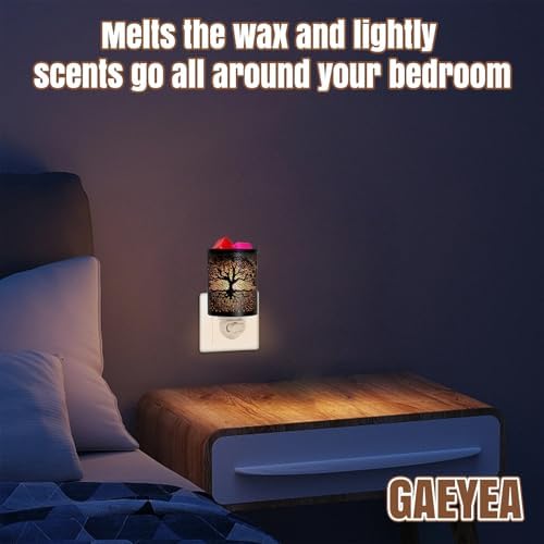 GaeYea Metal Wax Melts Warmer with Night Light and Removable Dish