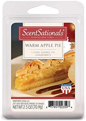 Scentsationals Scented Wax Cubes Warm Apple Pie 25 oz
