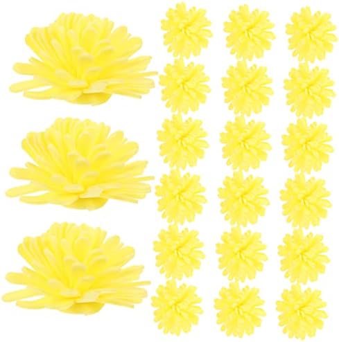 100pcs Simulated Chrysanthemum Essential Oil Diffusers for Home Office and Car