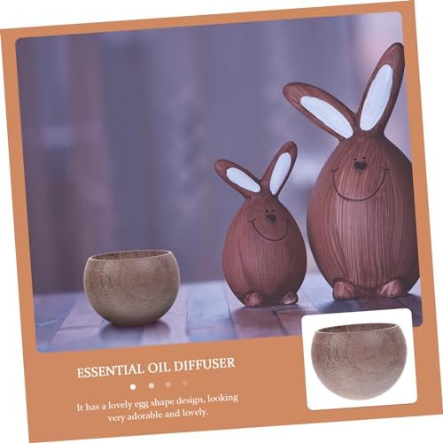 GLEAVI 1Pc Dark Grey Essential Oil Diffuser for Home Office Bedroom