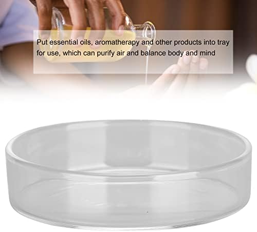Sunicon Replacement Wax Warmer Dish Round Glass 03cm Thickness