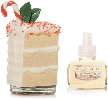 Yankee Candle Holiday Cake Scent Plug Diffuser with Light 2-pc Set