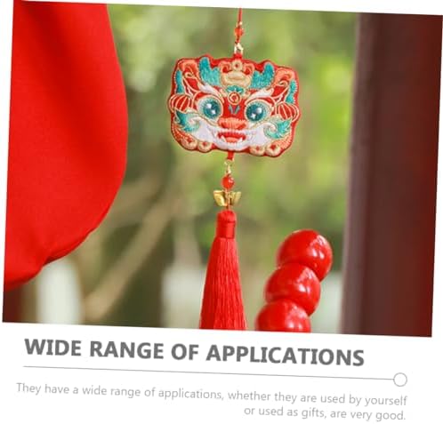 Chinese Dragon Embroidery Lavender Fragrance Pouch