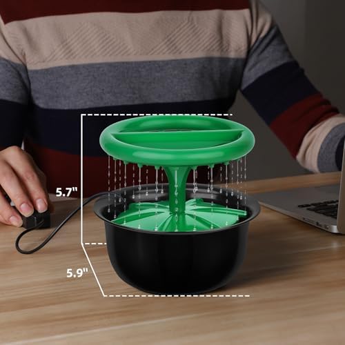 Lohpbat Tabletop Fountain with Rain Sounds