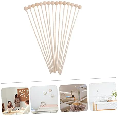 Happyyami 15pcs Wooden Diffuser Sticks for Aromatherapy