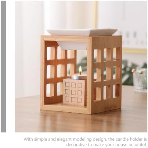 Wooden Essential Oil Burner with Tealight Holder