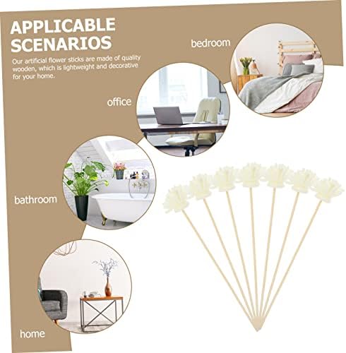 36Pcs Flower Aroma Diffuser Sticks for Home Office Decor