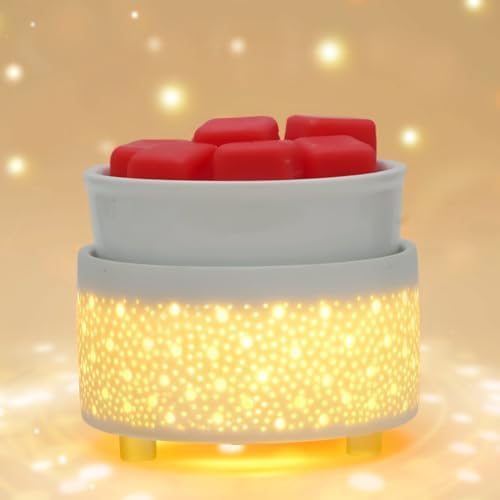 Geronland 3-in-1 Electric Wax Melter with Light for Aromatherapy