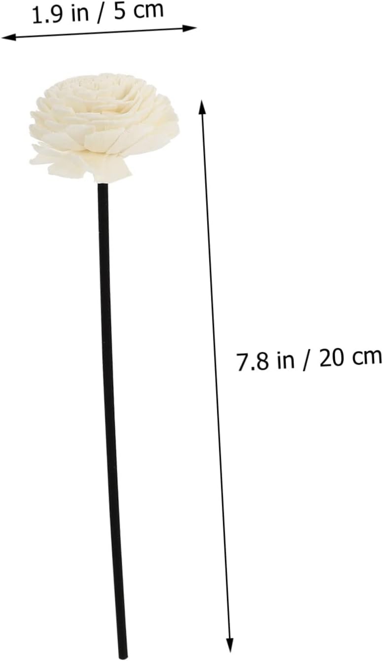2Pcs Aroma Sticks with Flower Design for Essential Oil Diffusion
