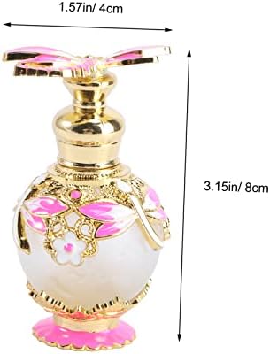 Dragonfly Glass Perfume Bottle Refillable Holder
