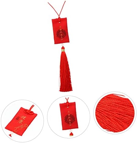 Chinese Style Red Auto Pendant Sachet with Tassel