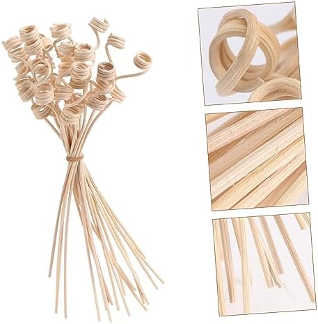 20pcs Aroma Diffuser Sticks Natural Rattan Replacement for Home Fragrance
