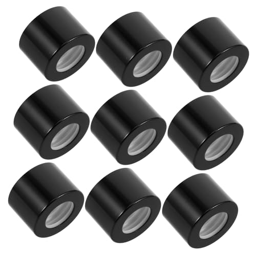 10pcs Black Reed Diffuser Jar Lids Durable Tooth Stoppers