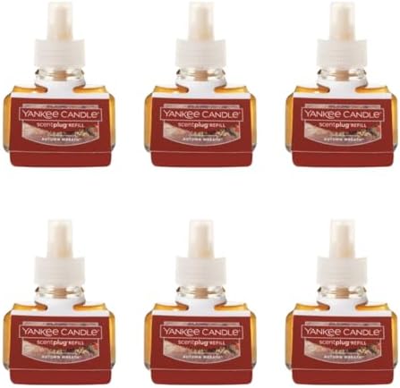 Yankee Candle Autumn Wreath Scent Plug Refill Pack of 6