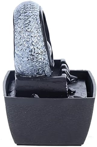 Indoor Fountain with LED Lights and Rolling Ball for Relaxation