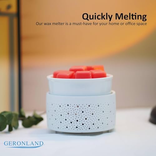 Geronland 3-in-1 Electric Wax Melter with Light for Aromatherapy
