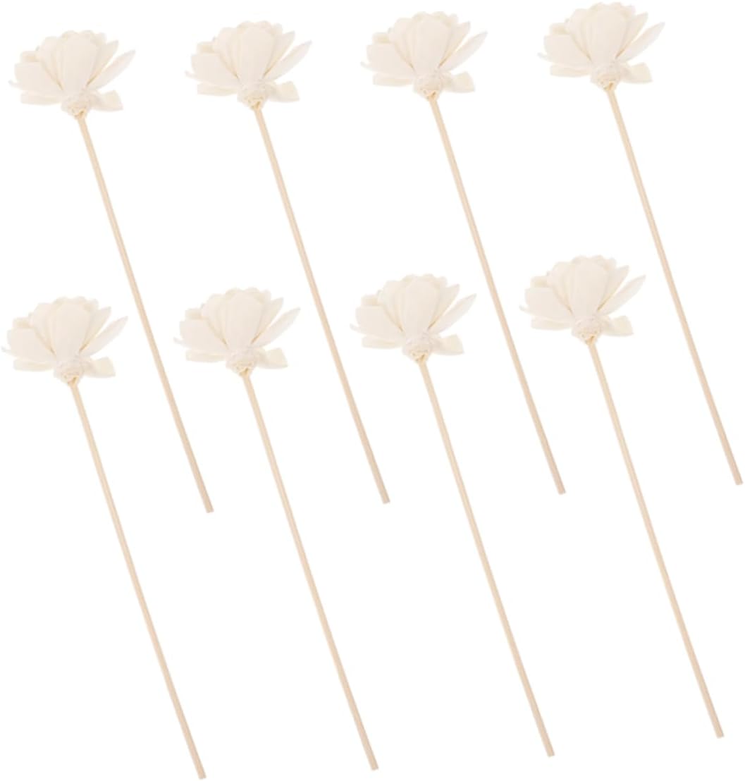 VOSAREA 8pcs Rattan Dried Flower Diffuser Sticks