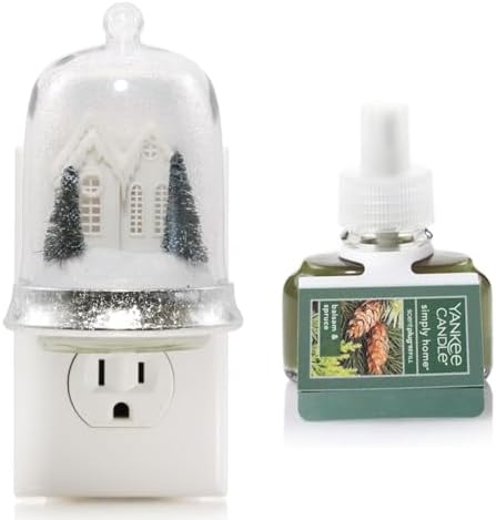 Yankee Candle Twinkle Home LED Diffuser with Balsam Spruce Fragrance