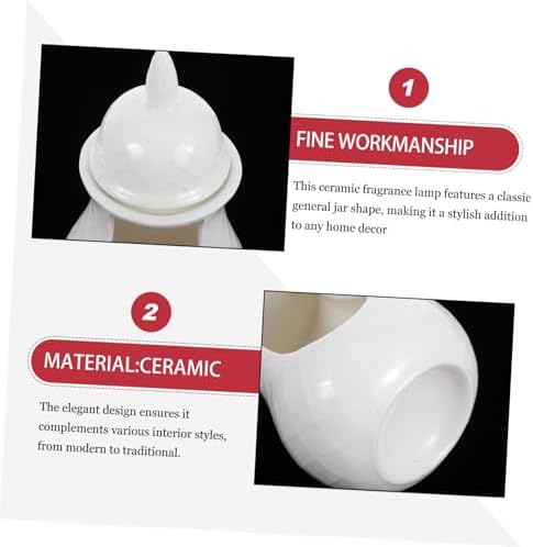 Elegant Ceramic Incense Burner with Tealight Holder