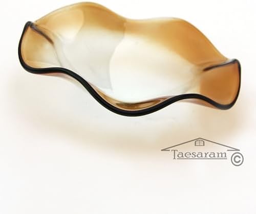 TAESARAM Wavy Wax Warmer Plate - Brown 35 Inch