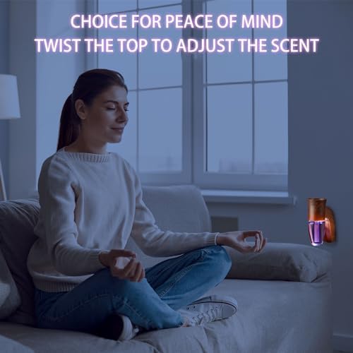 Nitial Wall Fragrance Plug In with Night Light 4 Pcs