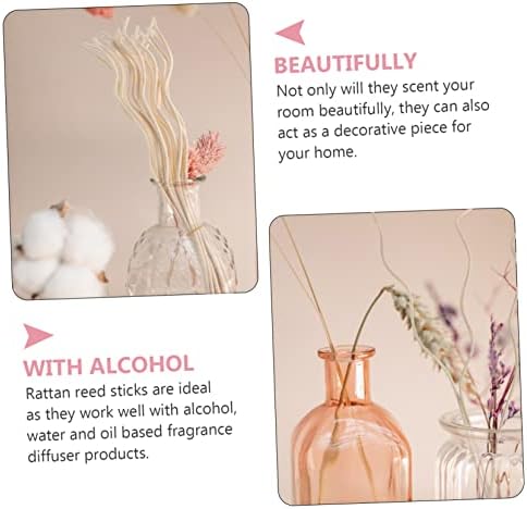 GLEAVI 40pcs Wicker Diffuser Sticks for Home Aromatherapy