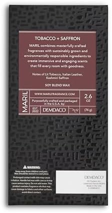 DEMDACO MARIL Collection Tobacco Saffron Wax Melts 26 Ounce