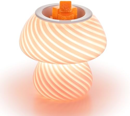 Candeldo Mushroom Wax Melter Warmer - Cute Fragrance Candle Lamp