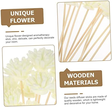 36Pcs Flower Aroma Diffuser Sticks for Home Office Decor
