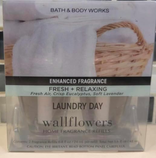 Bath Body Wallflowers Laundry Day Refills 2-Pack