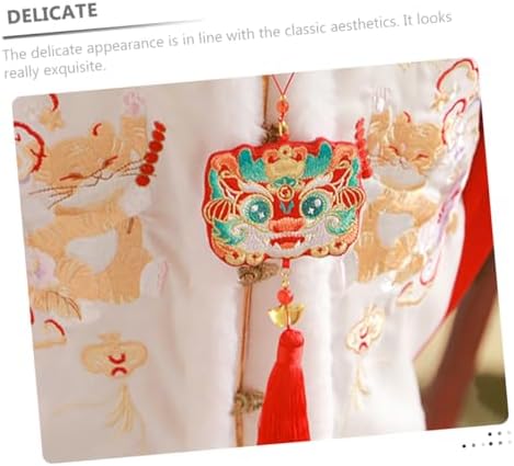 Chinese Dragon Embroidery Lavender Fragrance Pouch