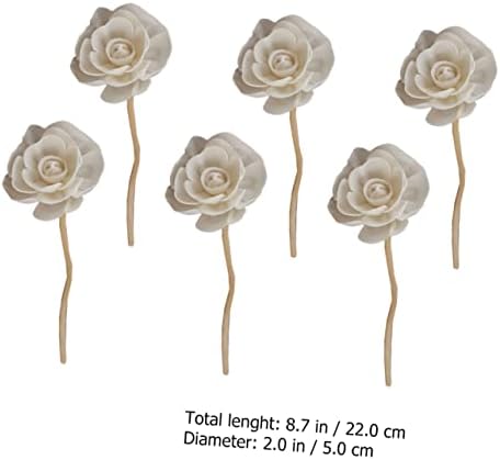 GOOHOCHY Diffuser Sticks 6 Pack Aromatherapy Natural Home Fragrance