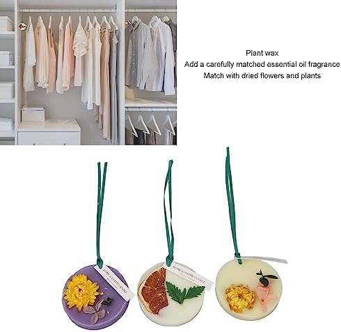 TMISHION Home Fragrance Sachet 3pcs Aromatherapy Wax Tablets