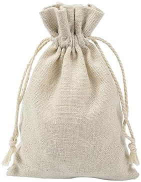 4pcs Reusable Lavender Sachet Bags with Drawstring Storage
