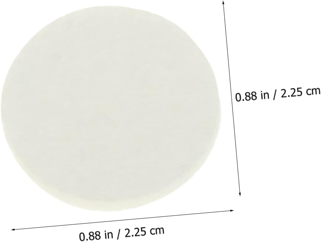 100pcs Cotton Aroma Diffuser Pads for Necklaces and Home Fragrance
