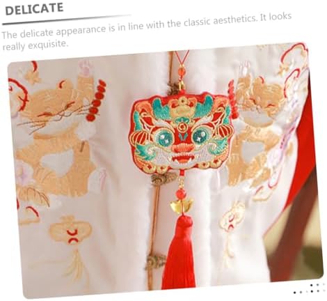Lavender Scent Sachet Bag with Chinese Dragon Pattern for Clothing Storage