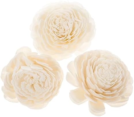 Unomor Scent Diffuser Sticks 3pcs Dried Flowers Home Decor