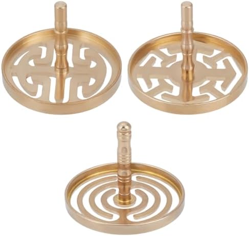 WEBEEDY 3 Style Incense Press Molds Brass Set