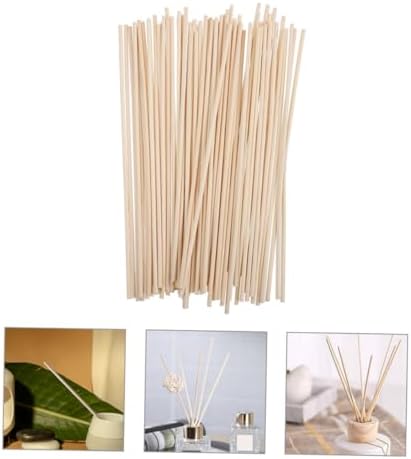 Amosfun 200Pcs Rattan Diffuser Sticks for Aromatherapy