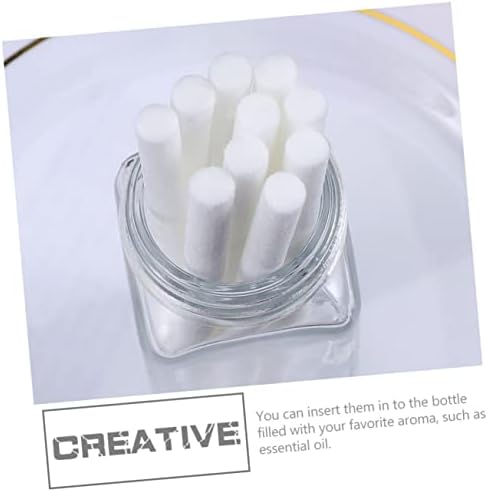 Ciieeo 40pcs Essential Oil Diffuser Cotton Wands