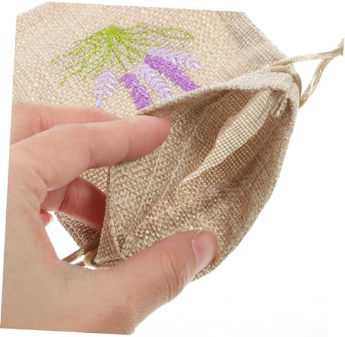 VICASKY 10 Pack Lavender Sachet Bags Drawstring Refillable Empty Fragrance Pouches