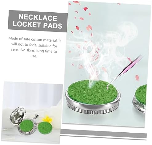 Amosfun 200pcs Cotton Aroma Pads for Diffuser Necklace
