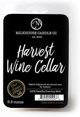 Milkhouse Candle Company Harvest Wine Cellar Soy Wax Melts 55 Ounce