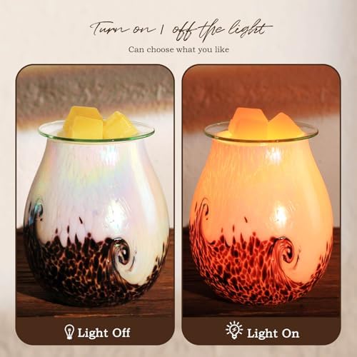 Porseme Electric Wax Warmer with Dimmer and Firework Effect