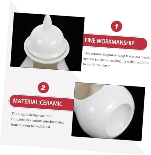 Alipis Ceramic Tealight Diffuser Aromatherapy Candle Holder